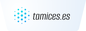 Logo Tamices.es con fondo degradado